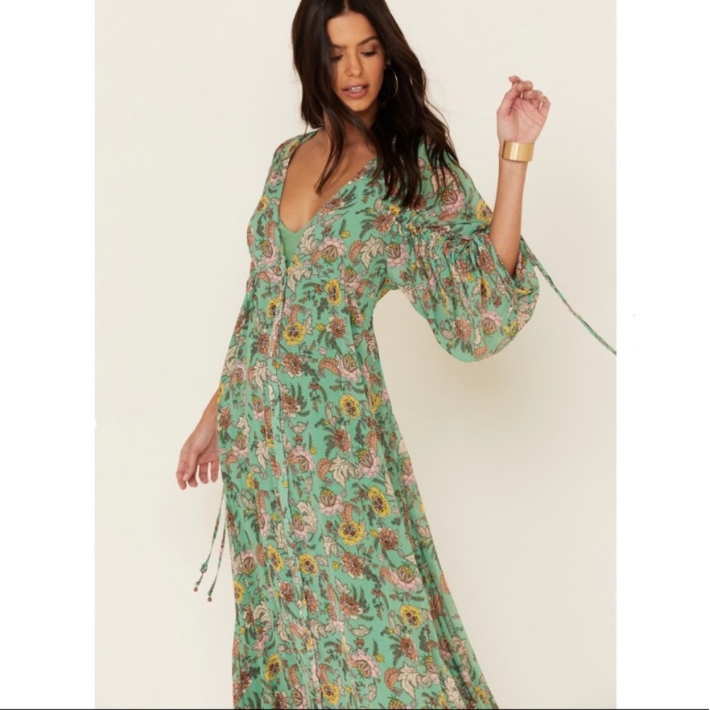 Free People Earthfolk Maxi Dress NWT  large